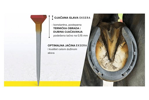 HardTop ekseri za potkivanje konja – veća otpornost i duži vek trajanja