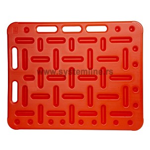 Ploča za teranje svinja plastična crvena 94x76cm