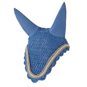 Ušne kape za konje full plave Horze Windsor