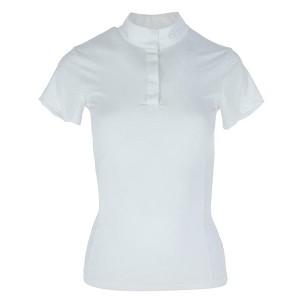 Lovas póló rövid ujjú fehér M