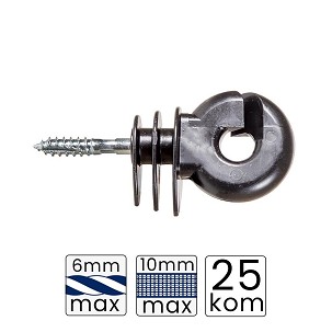 Izolator za električnog pastira sa samoreznim navojem 25/1