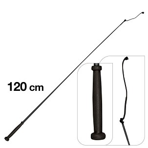 Bič za zaprežnu vožnju crni 120cm