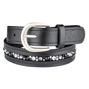 Nadrágöv bőr cirkóniákkal 80cm