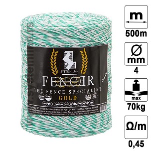Žica za električnog pastira 500m Fencer Gold