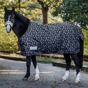 Prekrivač za konje vodootporan zimski teget 165/115cm Lucky