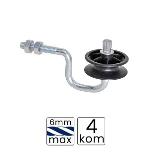 Izolator za električnog pastira ugaoni sa M6 navojem 4/1