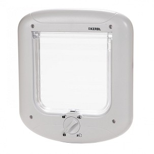 Vrata za mačke bela 238x267mm