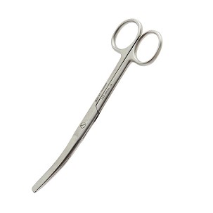 Makaze oštro-tupo krive 16,5cm S-line Hauptner