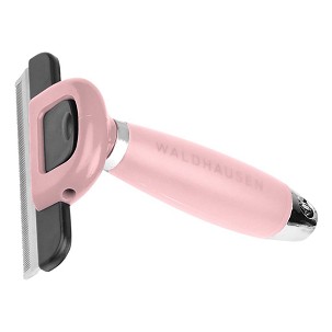 Češalj za uklanjanje dlaka sa gel drškom rozi