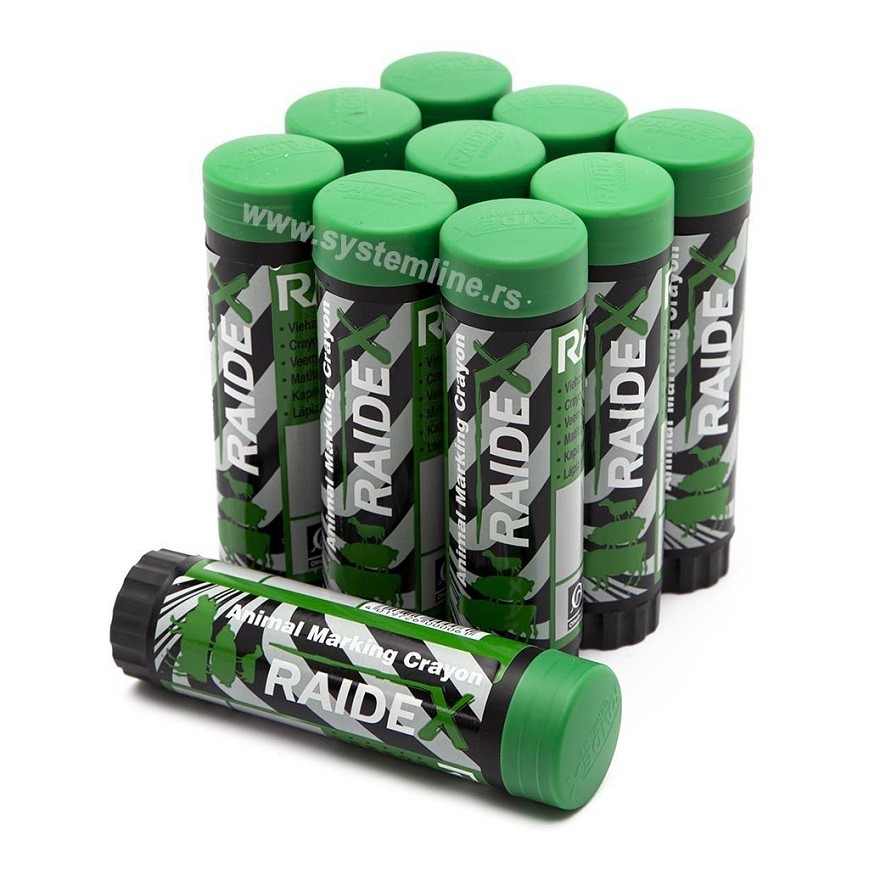 Kreda za obeležavanje zelena Raidex 10/1