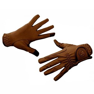 Rukavice za jahanje bež S Serino