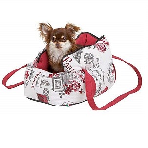 Torba za transport za pse 40x25x23cm crvena