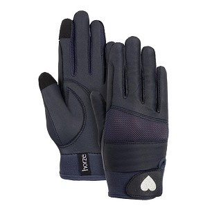 Rukavice za jahanje dečije teget 4