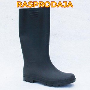 Čizme crne visoke pvc ic