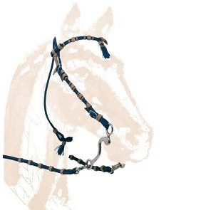 Western uzde za konje plavo