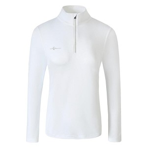 Majica dugih rukava za jahanje bela S Covalliero