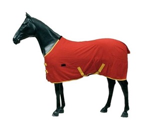 Prekrivač za konje platneni crveni 205cm