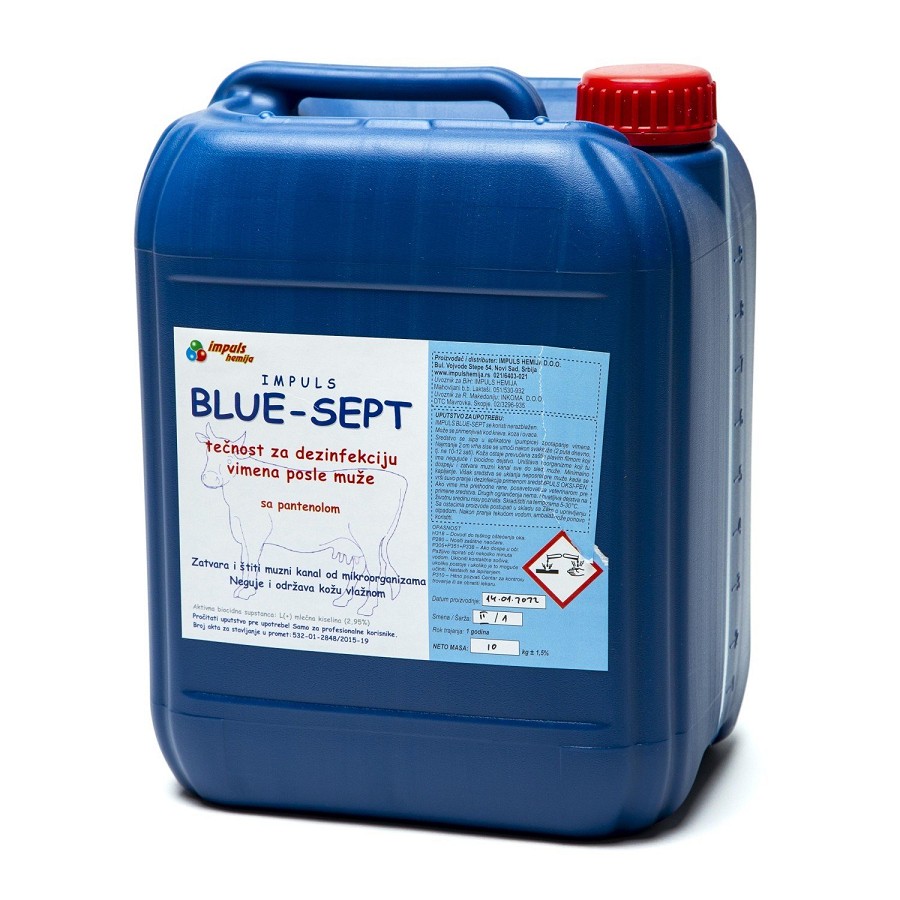 Blue sept sredstvo za vime posle muže 10kg | Srpski | System Line