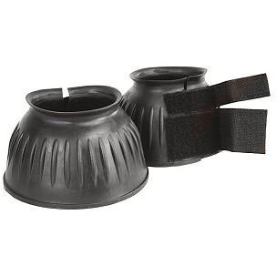 Zvono za kopita sa čičak trakom M crno Finntack