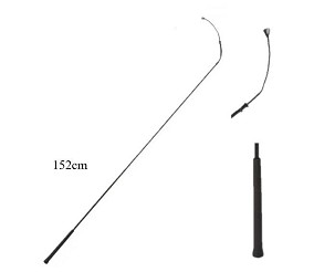 Bič za konje crni 152cm