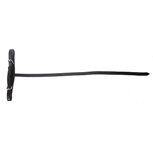 Podbradni ček kožni crni Finntack