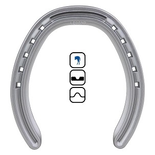 Potkovice za konje Alu Legend Rim XT 18x6 1/C 3 zadnje