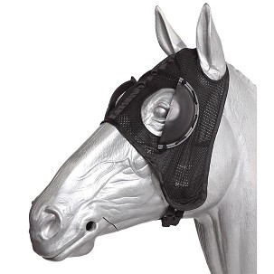 Maska za glavu sa blinkerima puna crna S/M