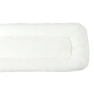 Polár hevederbetét fehér Finntack 100x17cm