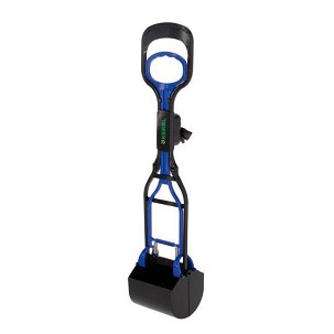 Lopata za skupljanje izmeta plavo-crna 71x13x14cm