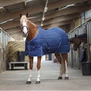 Prekrivač za konje štepano ćebe Riding world plavi 190cm