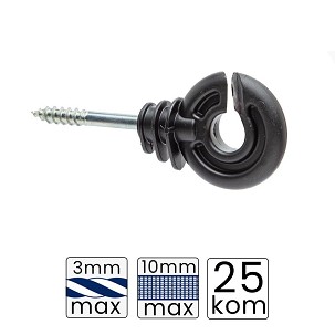 Izolator za električnog pastira za drveni stub 25/1