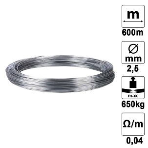 Žica pocinkovana za električnog pastira 600m