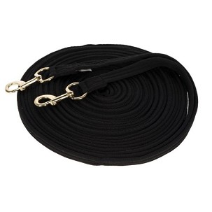 Uže za vođenje konja sa karabinjerom 17m crno