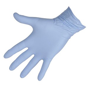 Rukavice nitrilne plave bez latexa i pudera L Top Pro 100/1