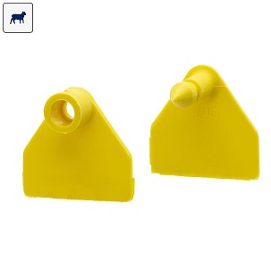 Ušne markice male 34x34mm žute