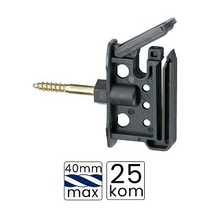 Izolator za električnog pastira za traku do 40mm Maxi Tape 25/1