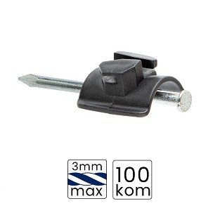 Izolator za električnog pastira za žicu sa ekserom 100/1