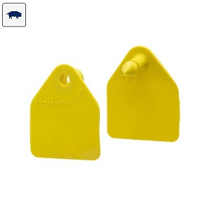Ušne markice srednje veličine žute