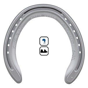 Potkovice za konje Alu Kings Plate Extra Sound 6-30 zadnje