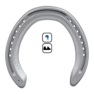 Potkovice za konje Alu Kings Plate Super Sound 5-29 zadnje 1/C