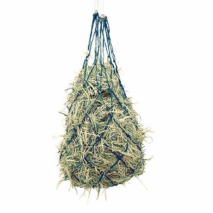 Szénaháló lovaknak kék 110cm