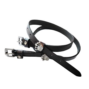 Sarkantyú szíj fekete 45cm Crystal