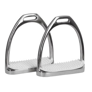 Uzengije za sedlo hromirane 10cm