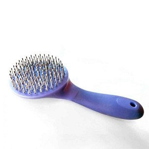 Četka za grivu i rep ljubičasti 13cm Ergonomic