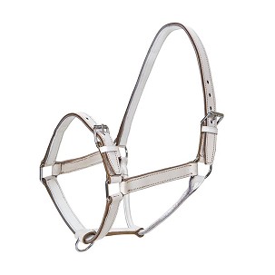 Ular za konje kožni beli 2 cob