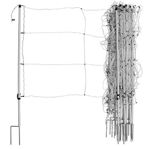 Mreža za električnog pastira za konje 120cmx30m sa stubovima
