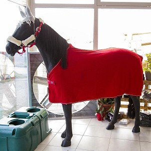 Prekrivač za konje polar crveni 175cm