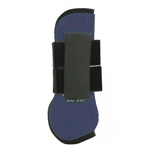 Kamašne za konje za prednje noge plave Riding world