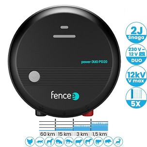 Električni pastir Fencee power Duo PD20