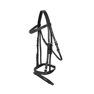 Kožna uzda sa dizginima crni 3 full